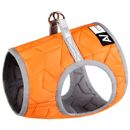 Collar AiryVest One XS1 Мягкая шлейка для собак, оранжевая – интернет-магазин Ле’Муррр