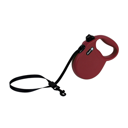 Alcott Wanderer S Поводок-рулетка для собак до 20 кг, лента, бордо – интернет-магазин Ле’Муррр